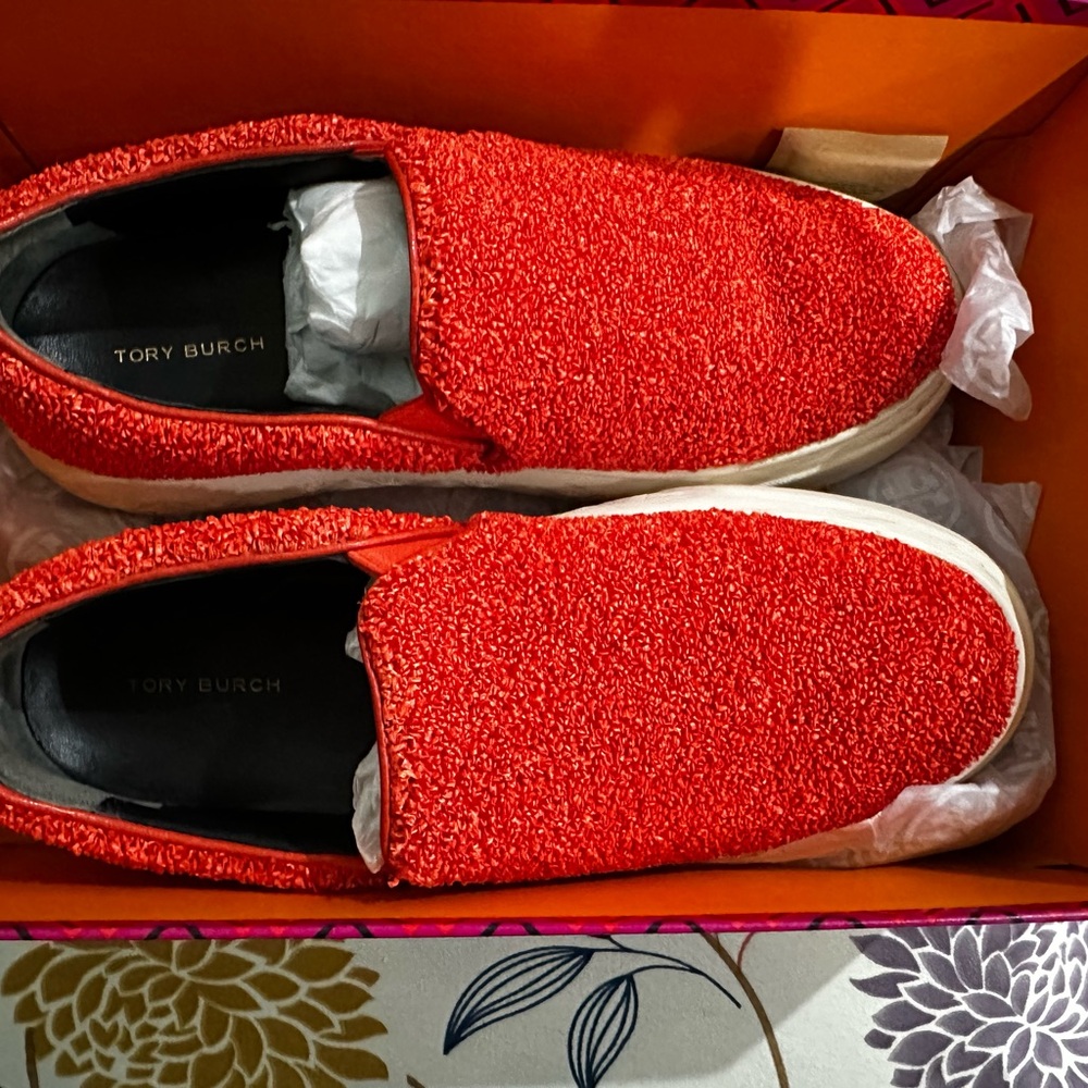 Tory Burch Red Espadrilles